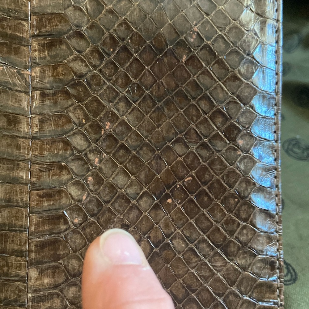 Vintage Python Clutch Bag - Picture 9 of 10